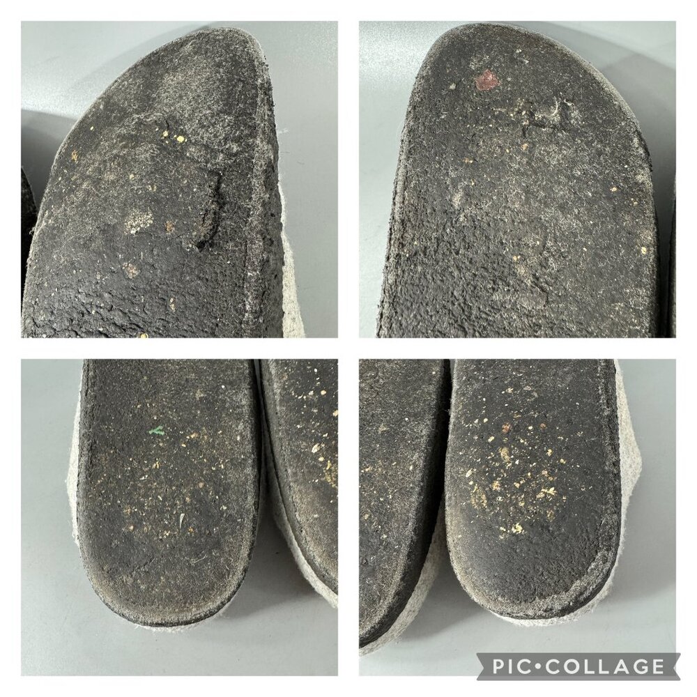 Birkenstock Zermatt Shearling Wool Felt, Light Gray, Size 39 - Picture 14 of 15